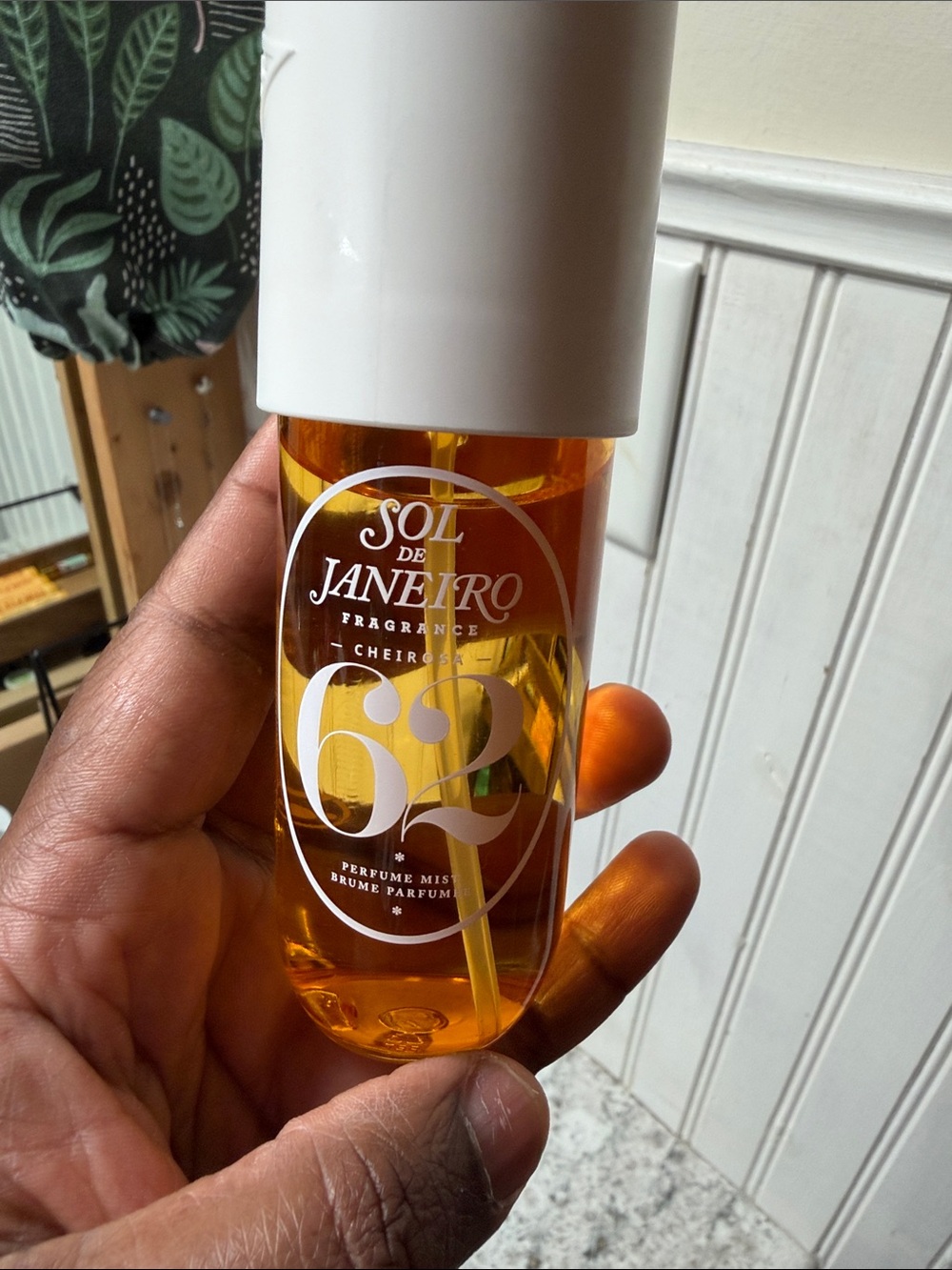 Sol de Janeiro 62 Perfume Mist – White Cap, Amber Bottle
